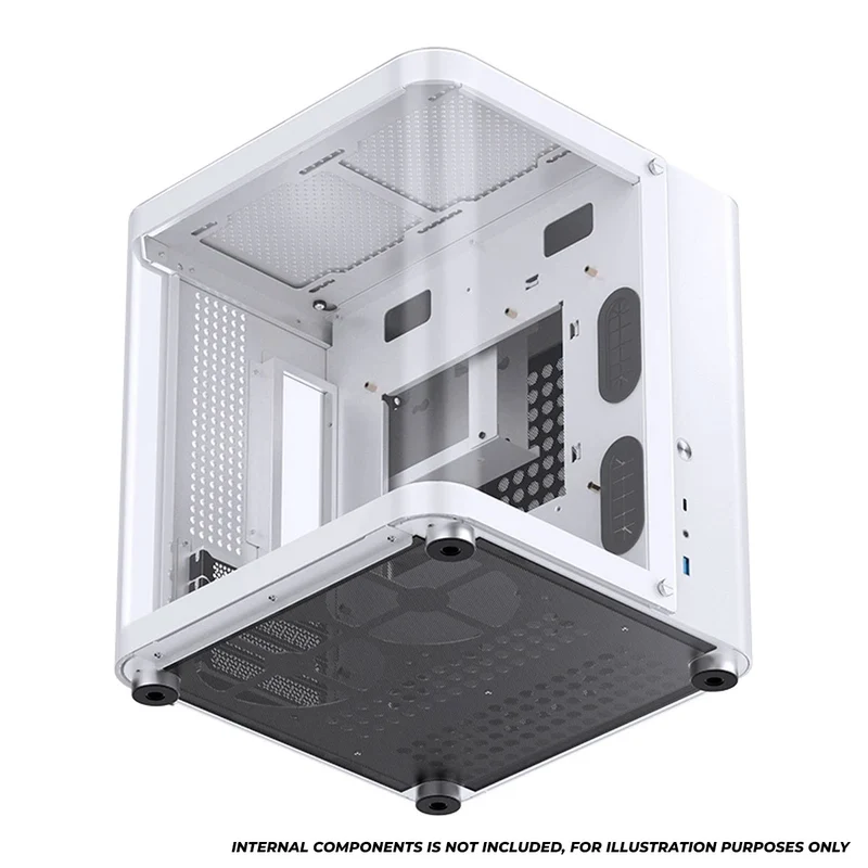 Jonsbo TK-1 M-ATX Separated Cabinet Computer Case (Black, White)