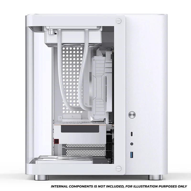 Jonsbo TK-1 M-ATX Separated Cabinet Computer Case (Black, White)