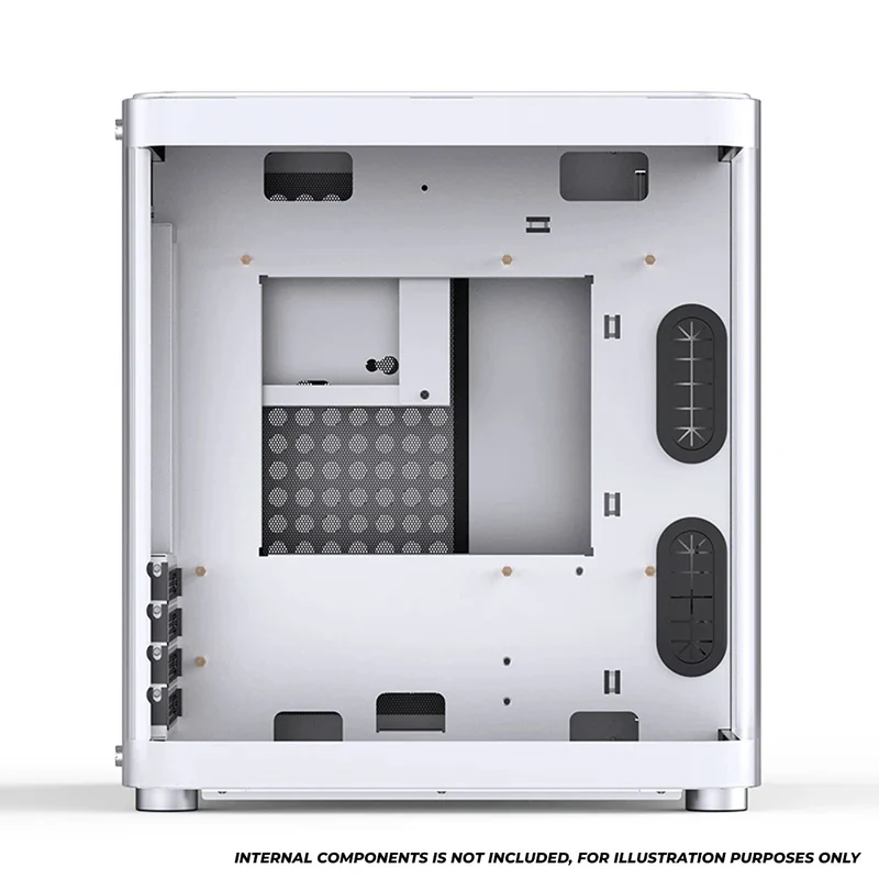 Jonsbo TK-1 M-ATX Separated Cabinet Computer Case (Black, White)