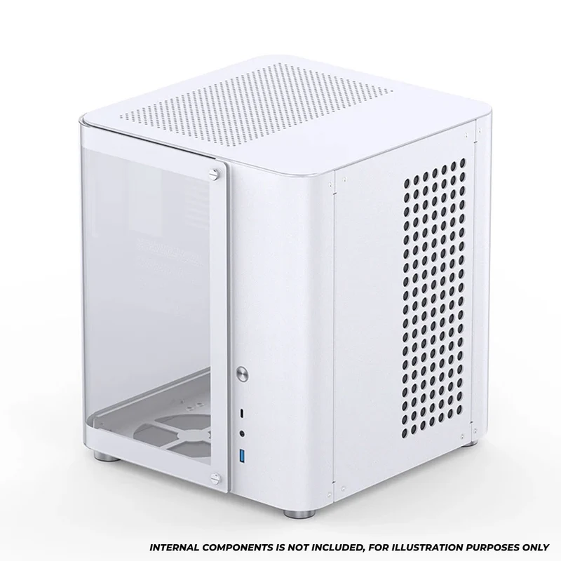 Jonsbo TK-1 M-ATX Separated Cabinet Computer Case (Black, White)