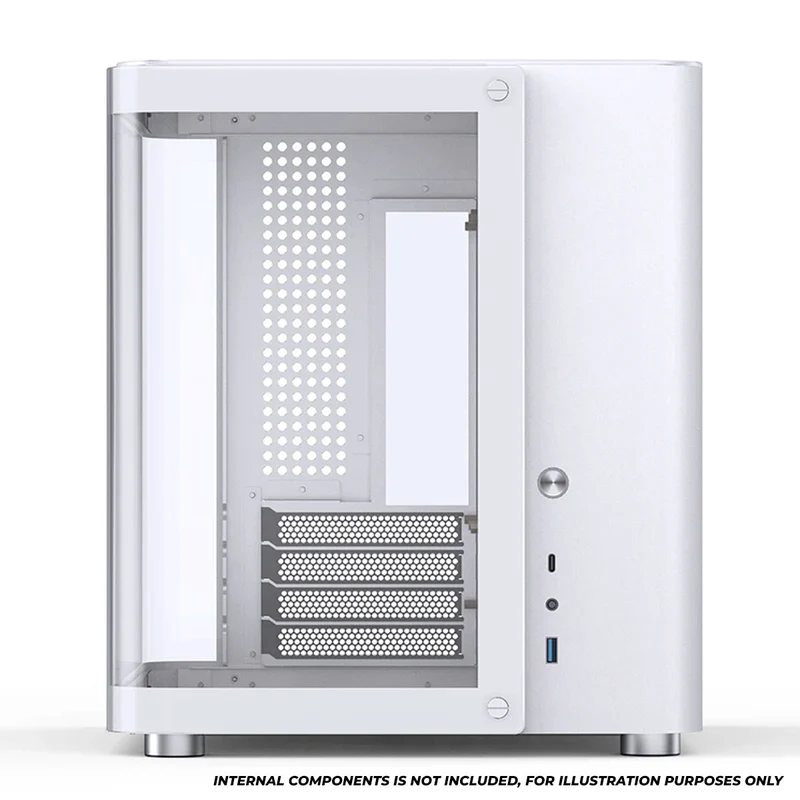 Jonsbo TK-1 M-ATX Separated Cabinet Computer Case (Black, White)