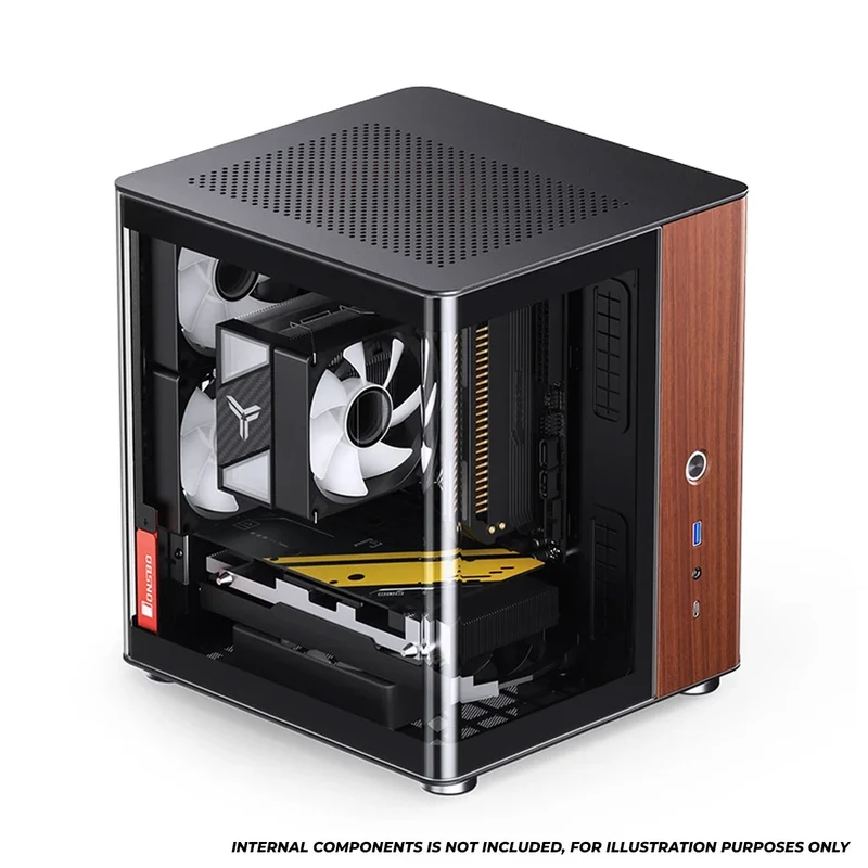 Jonsbo TK-0 ITX Separated Cabinet Computer Case (Black, White)
