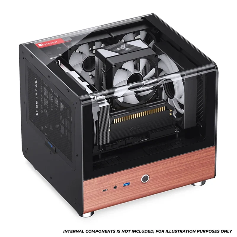 Jonsbo TK-0 ITX Separated Cabinet Computer Case (Black, White)
