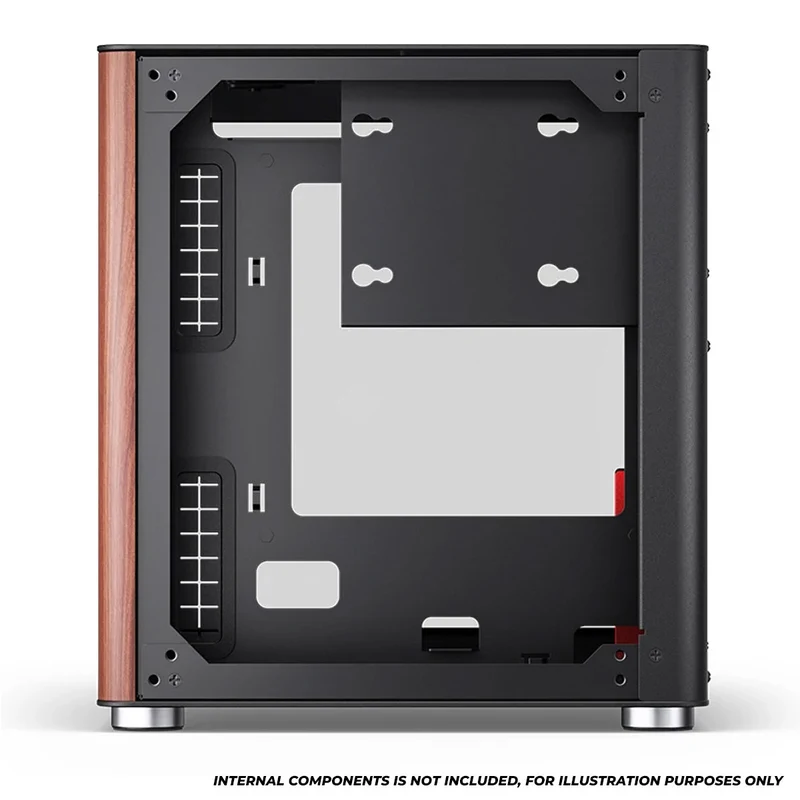Jonsbo TK-0 ITX Separated Cabinet Computer Case (Black, White)