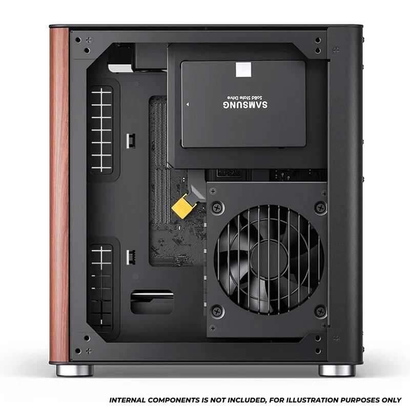 Jonsbo TK-0 ITX Separated Cabinet Computer Case (Black, White)