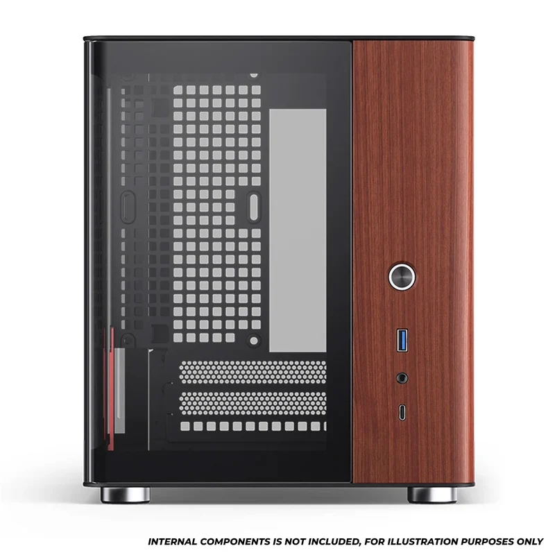 Jonsbo TK-0 ITX Separated Cabinet Computer Case (Black, White)