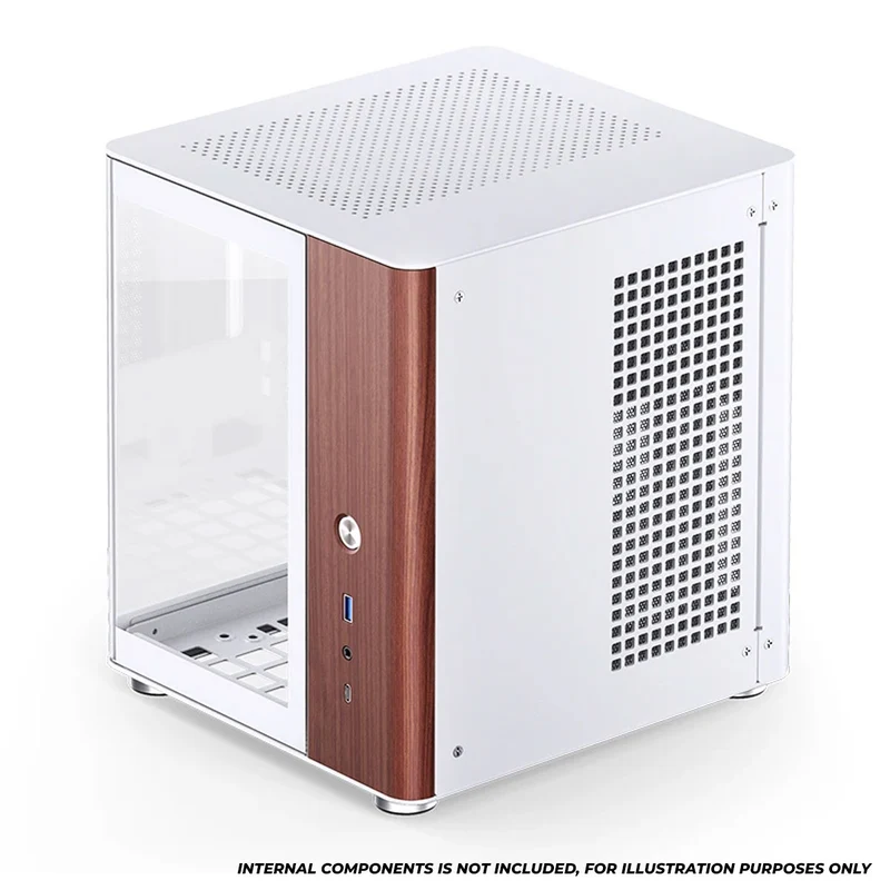 Jonsbo TK-0 ITX Separated Cabinet Computer Case (Black, White)