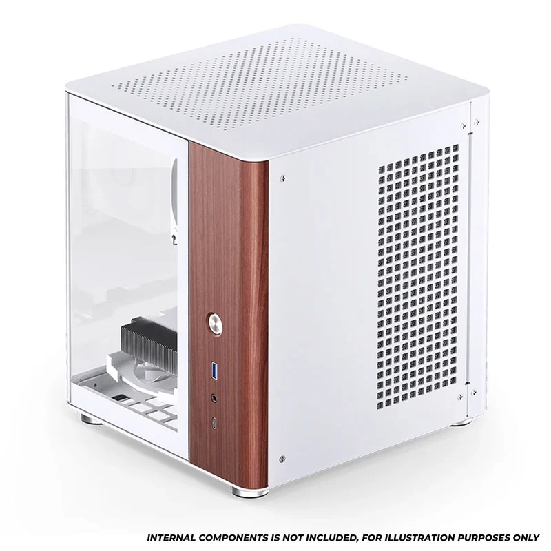 Jonsbo TK-0 ITX Separated Cabinet Computer Case (Black, White)
