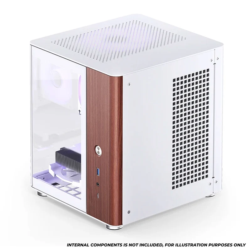 Jonsbo TK-0 ITX Separated Cabinet Computer Case (Black, White)