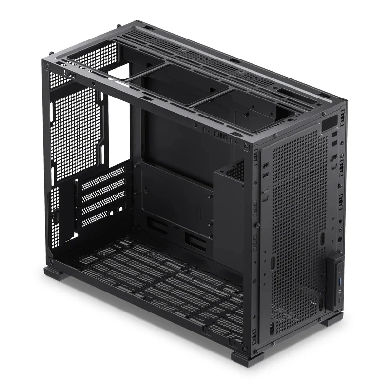 Jonsbo D31 Mesh M-ATX Computer Case (Black, White)