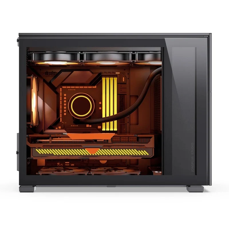Jonsbo D31 Mesh M-ATX Computer Case (Black, White)