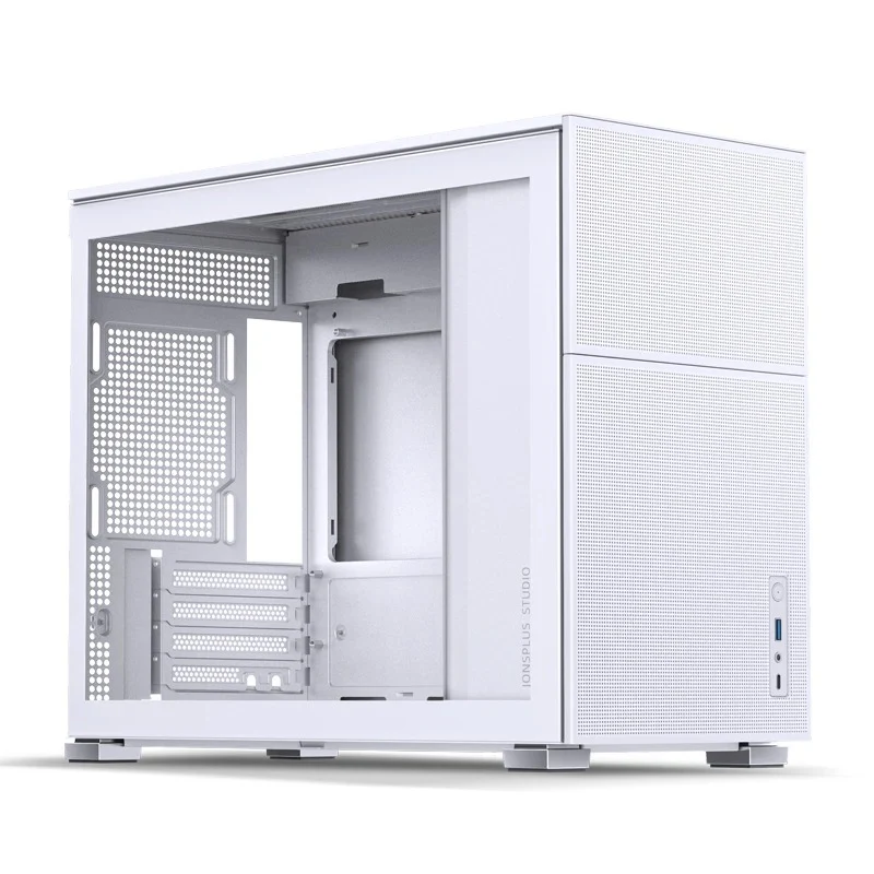 Jonsbo D31 Mesh M-ATX Computer Case (Black, White)