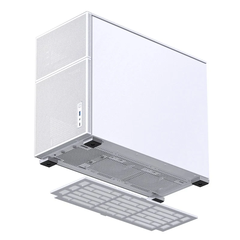 Jonsbo D31 Mesh M-ATX Computer Case (Black, White)