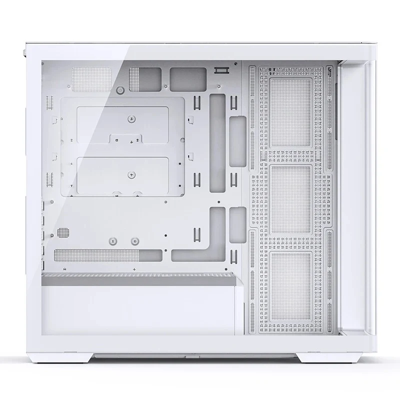 Jonsbo D300 M-ATX Computer Case (Black, White)