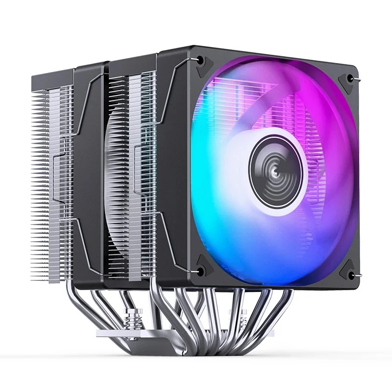 Jonsbo CR-3000E 120MM Dual-Fan / Dual-Tower CPU Cooler (Black, White)