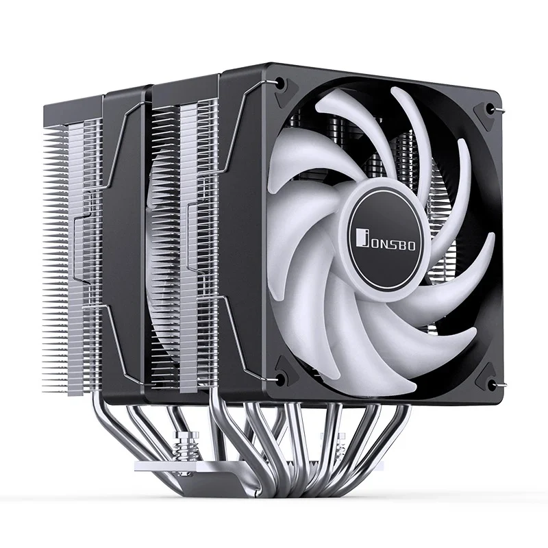 Jonsbo CR-3000E 120MM Dual-Fan / Dual-Tower CPU Cooler (Black, White)