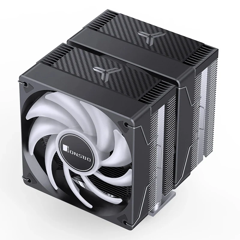 Jonsbo CR-3000E 120MM Dual-Fan / Dual-Tower CPU Cooler (Black, White)