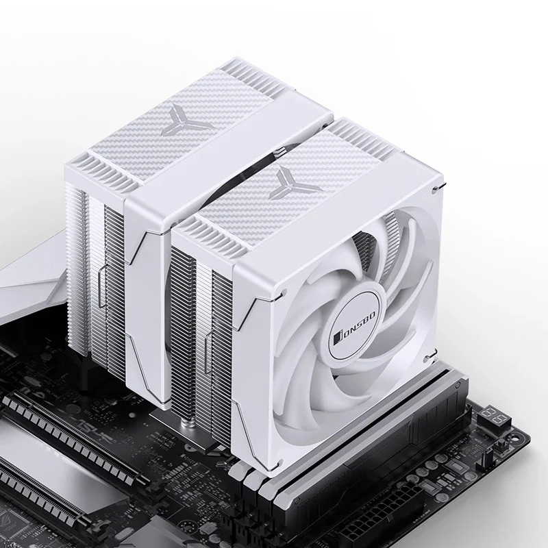 Jonsbo CR-3000E 120MM Dual-Fan / Dual-Tower CPU Cooler (Black, White)