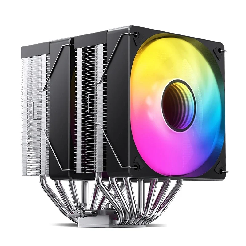 Jonsbo CR-3000 ARGB 120MM Dual-Fan / Dual-Tower CPU Cooler (Black, White)