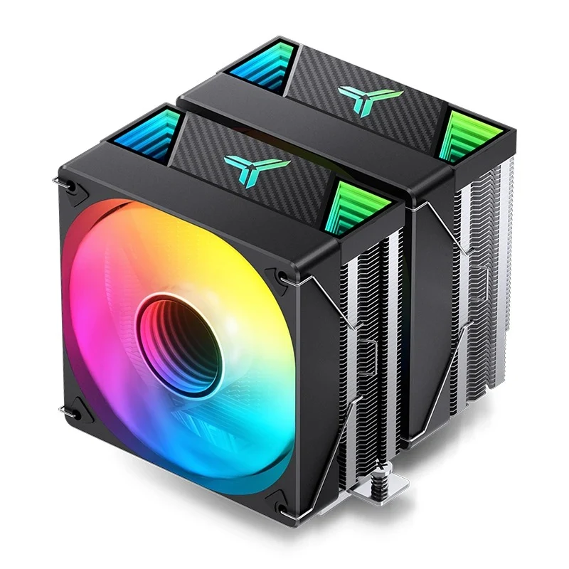Jonsbo CR-3000 ARGB 120MM Dual-Fan / Dual-Tower CPU Cooler (Black, White)
