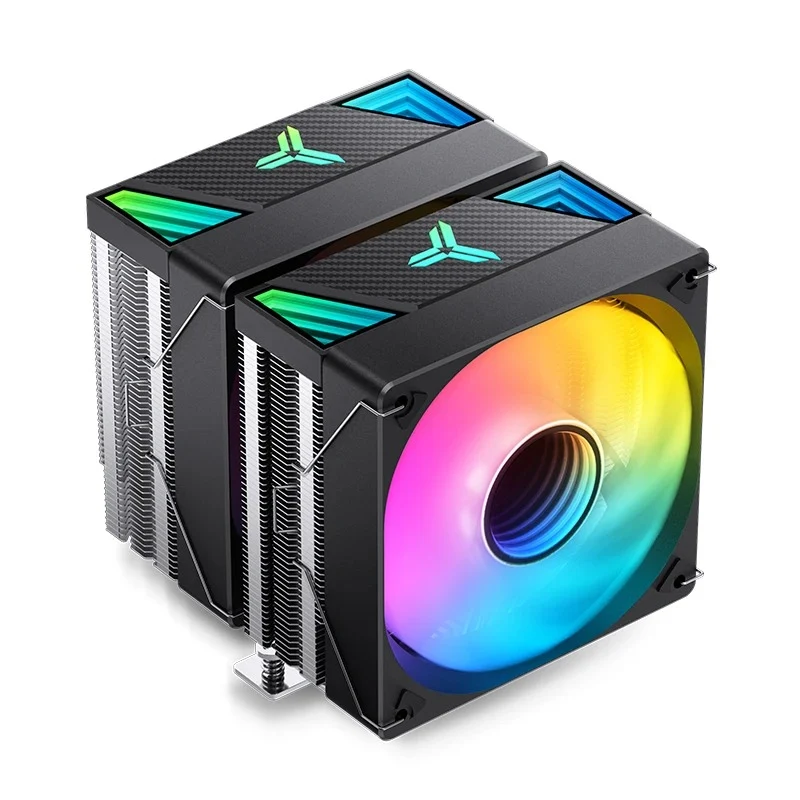 Jonsbo CR-3000 ARGB 120MM Dual-Fan / Dual-Tower CPU Cooler (Black, White)