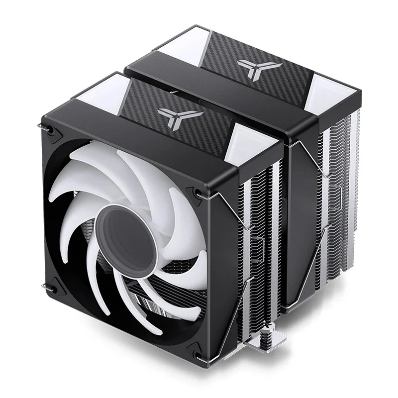 Jonsbo CR-3000 ARGB 120MM Dual-Fan / Dual-Tower CPU Cooler (Black, White)