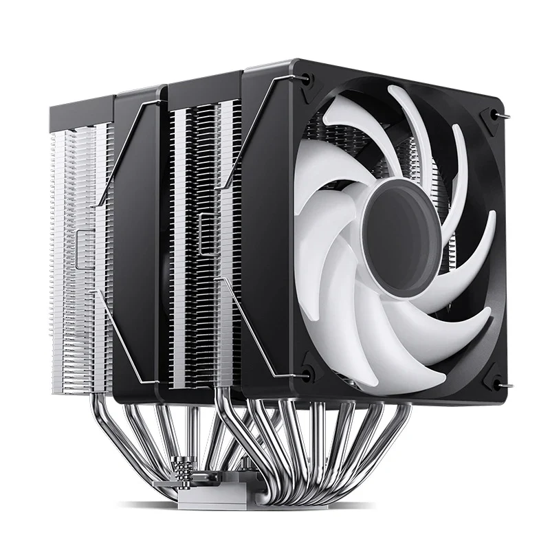 Jonsbo CR-3000 ARGB 120MM Dual-Fan / Dual-Tower CPU Cooler (Black, White)