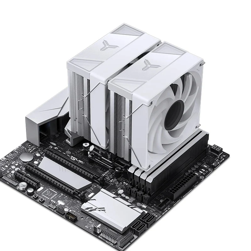 Jonsbo CR-3000 ARGB 120MM Dual-Fan / Dual-Tower CPU Cooler (Black, White)
