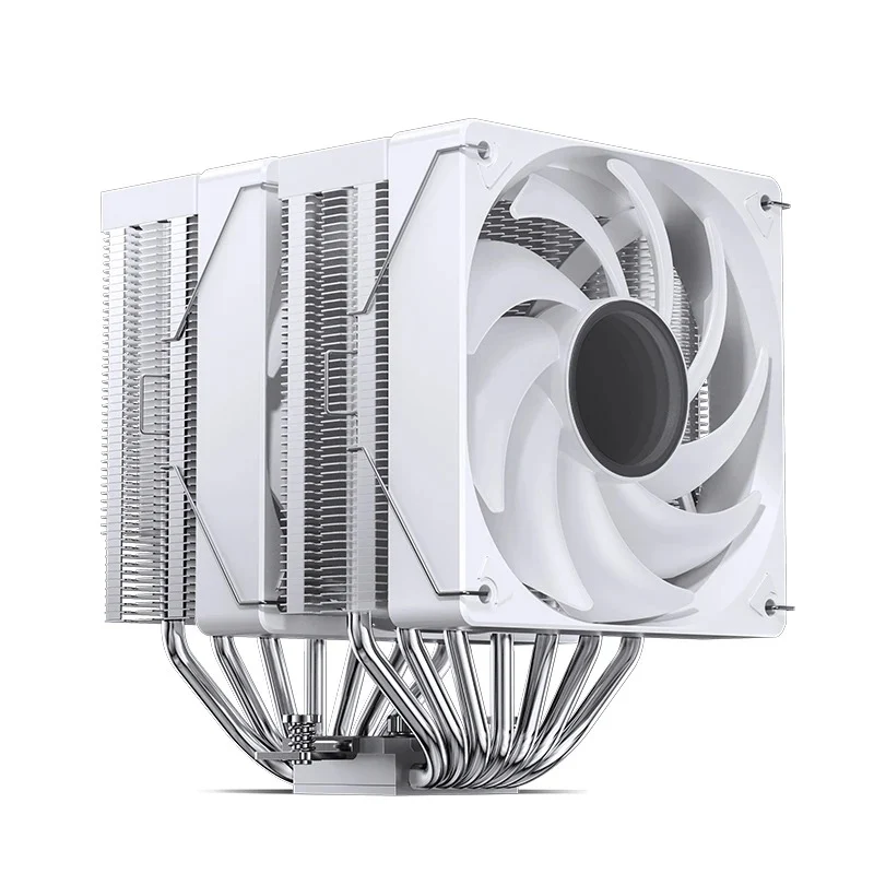 Jonsbo CR-3000 ARGB 120MM Dual-Fan / Dual-Tower CPU Cooler (Black, White)