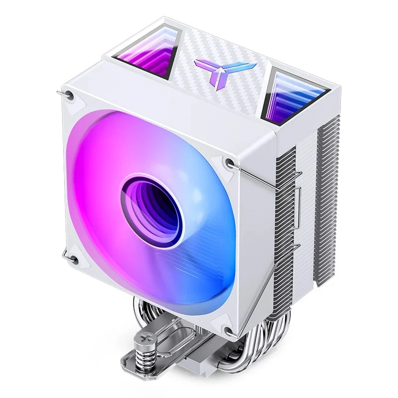 Jonsbo CR-1400 V2 Silent Series 90MM Single-Tower CPU Cooler (White)