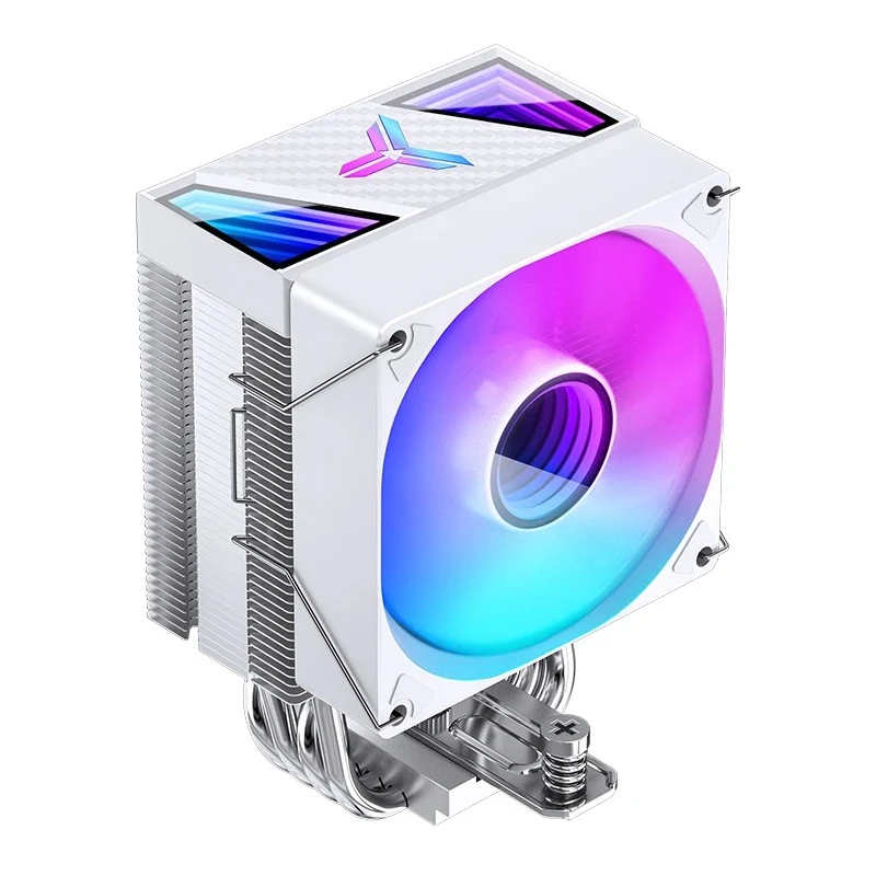 Jonsbo CR-1400 V2 Silent Series 90MM Single-Tower CPU Cooler (White)