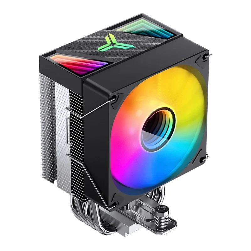 Jonsbo CR-1400 V2 ARGB Silent Series 90MM Single-Tower CPU Cooler (Black, White)