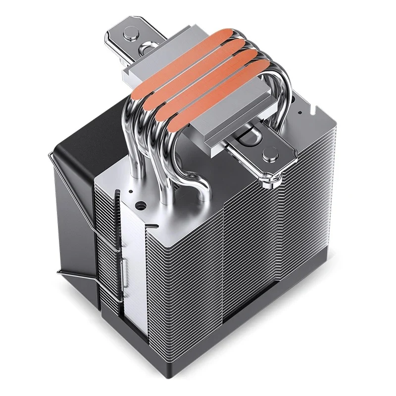 Jonsbo CR-1400 V2 ARGB Silent Series 90MM Single-Tower CPU Cooler (Black, White)