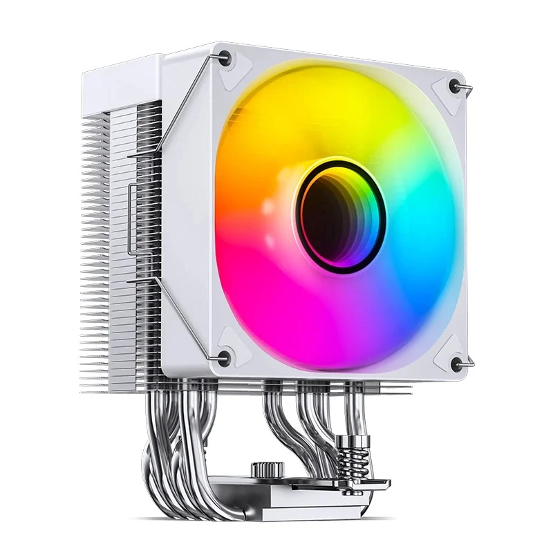 Jonsbo CR-1400 V2 ARGB Silent Series 90MM Single-Tower CPU Cooler (Black, White)