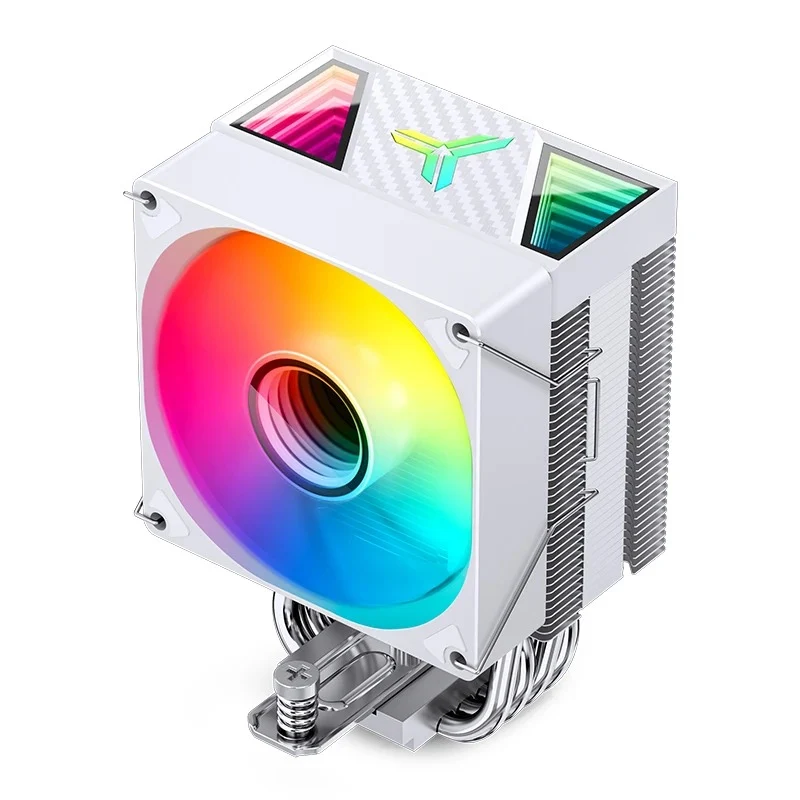 Jonsbo CR-1400 V2 ARGB Silent Series 90MM Single-Tower CPU Cooler (Black, White)