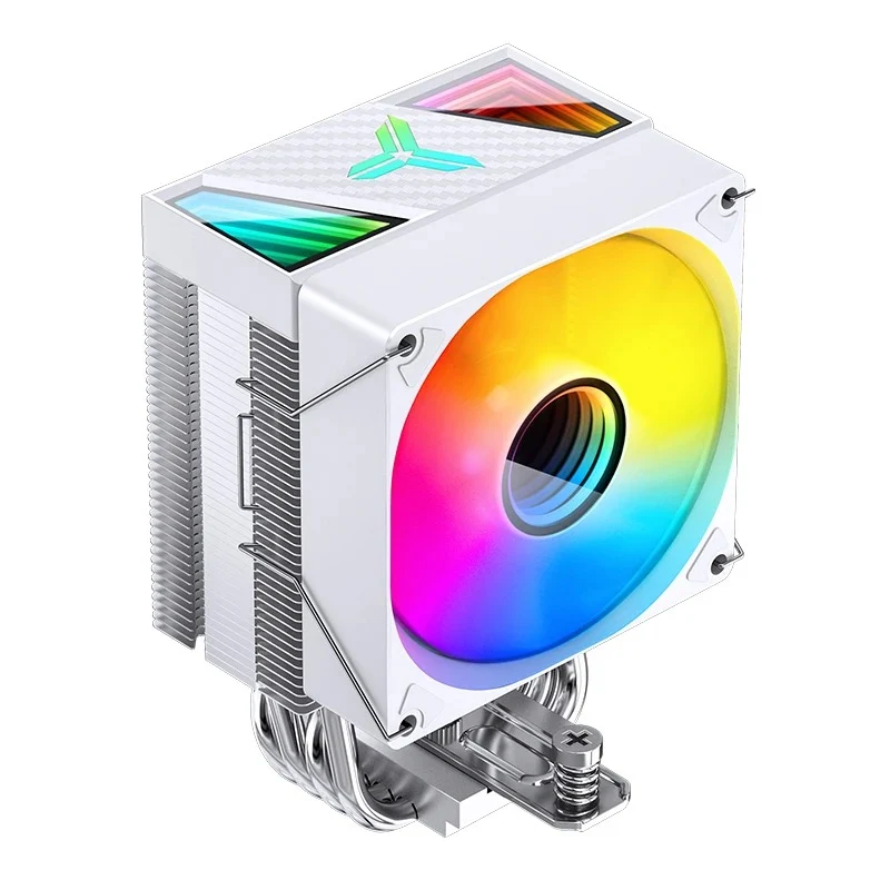 Jonsbo CR-1400 V2 ARGB Silent Series 90MM Single-Tower CPU Cooler (Black, White)
