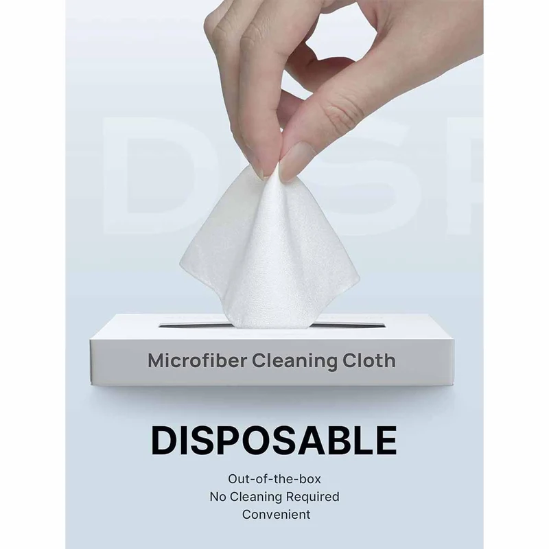 JSAUX Microfiber Cleaning Cloth (White) (GP0012)