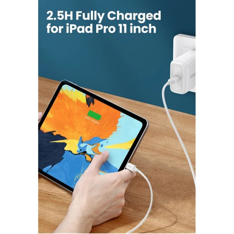 Ugreen USB-C 2.0 Male To USB-C 2.0 Male 3A Data Cable - 1M (White) (US264/60518)