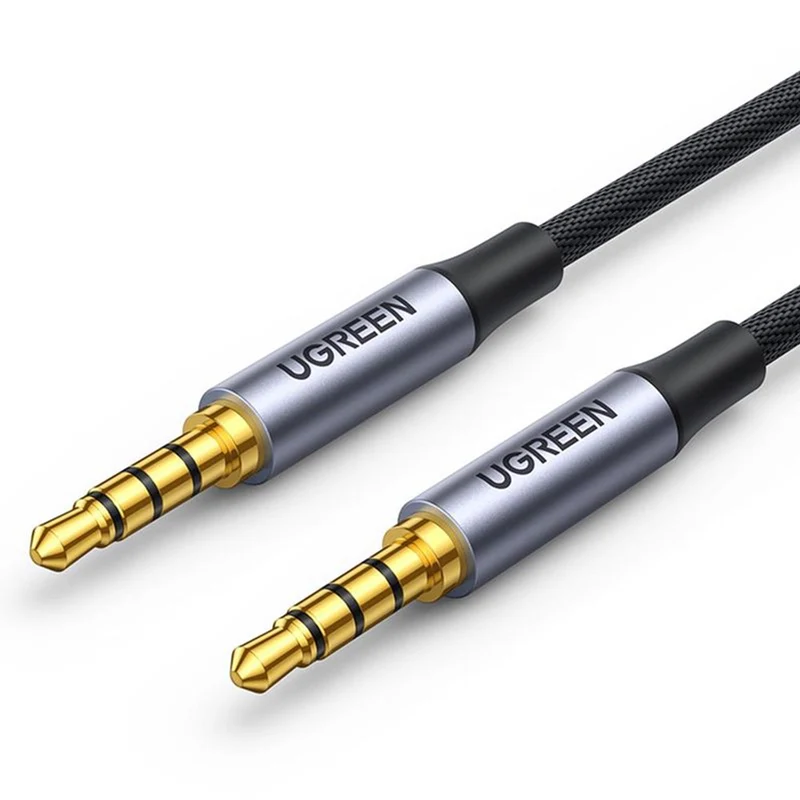 Ugreen 3.5mm Male To Male Audio Cable - (1m, 1.5m, 2m, 3m) (Gray)