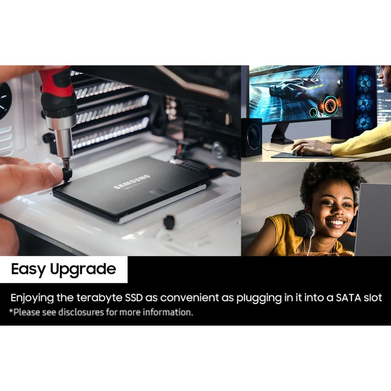 Samsung 870 EVO Sata III 2.5” SSD (1TB, 2TB, 4TB)(MZ-77E1T0BW, MZ-77E2T0BW, MZ-77E4T0BW)