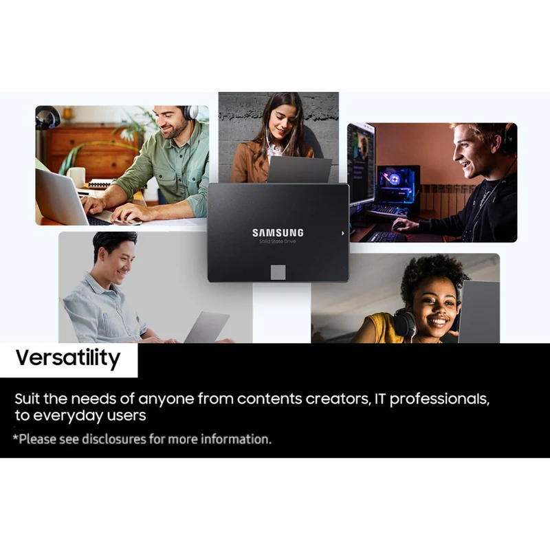 Samsung 870 EVO Sata III 2.5” SSD (1TB, 2TB, 4TB)(MZ-77E1T0BW, MZ-77E2T0BW, MZ-77E4T0BW)