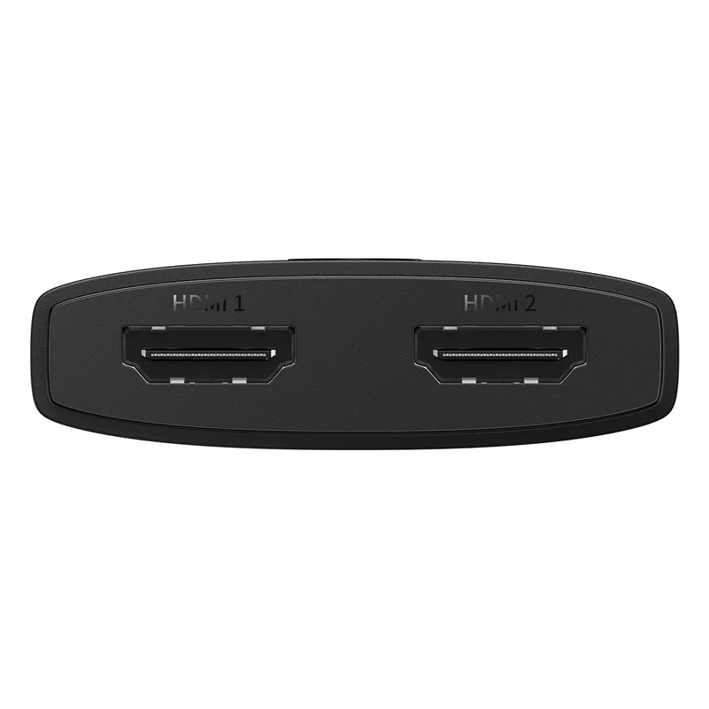 Baseus AirJoy Series 2-in-1 Bidirectional HDMI Switch with 1m Cable (Cluster Black) (B01331105111-01)
