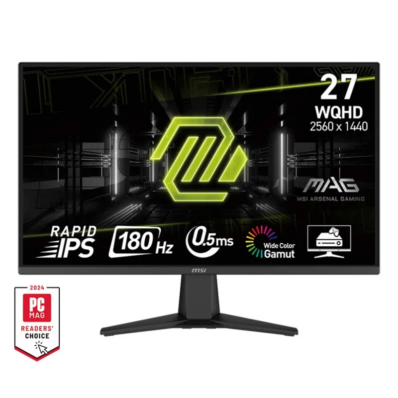 MSI MAG 275QF 27" WQHD (2560x1440) 180Hz 0.5ms GTG Rapid IPS Flat Gaming Monitor