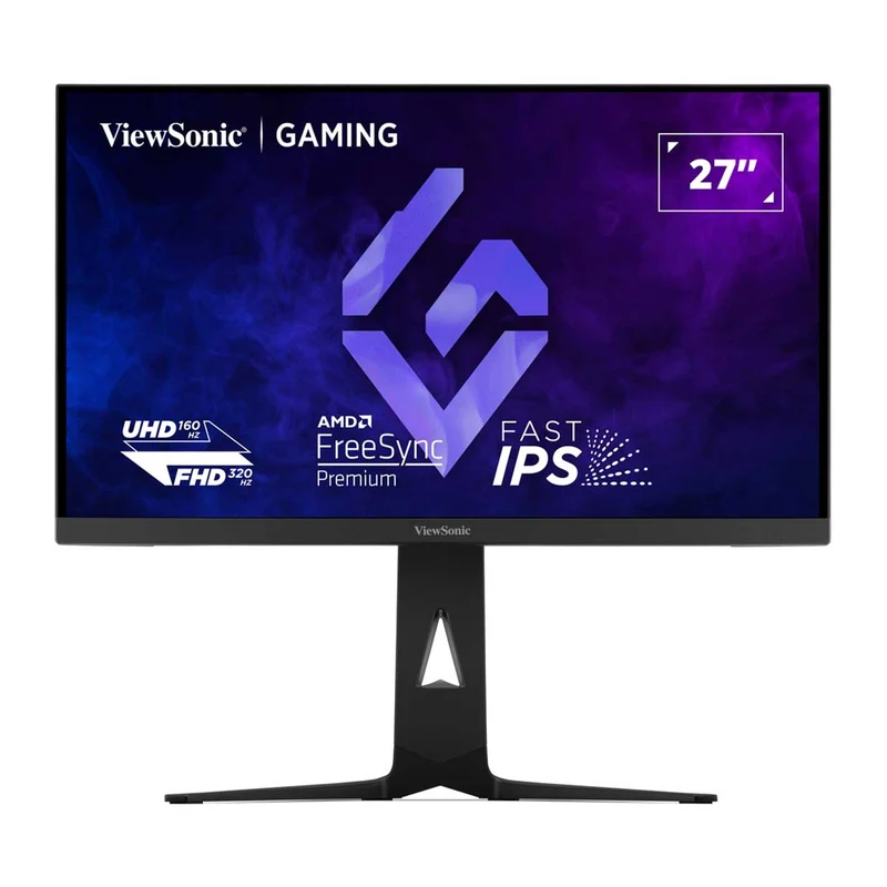 ViewSonic XG275D1-4K 27" (3840x2160) Dual Mode (UHD at 160Hz or FHD at 320Hz) 0.5ms MPRT Fast IPS Gaming Monitor