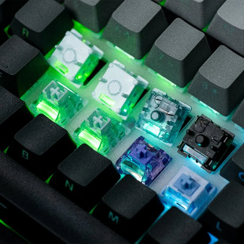 MonsGeek M1 V5 HE-SP Aluminum Case Multi-Mode RGB Hot-Swappable Mechanical Keyboard (Dark Night) (Akko Glare Magnetic Switch)