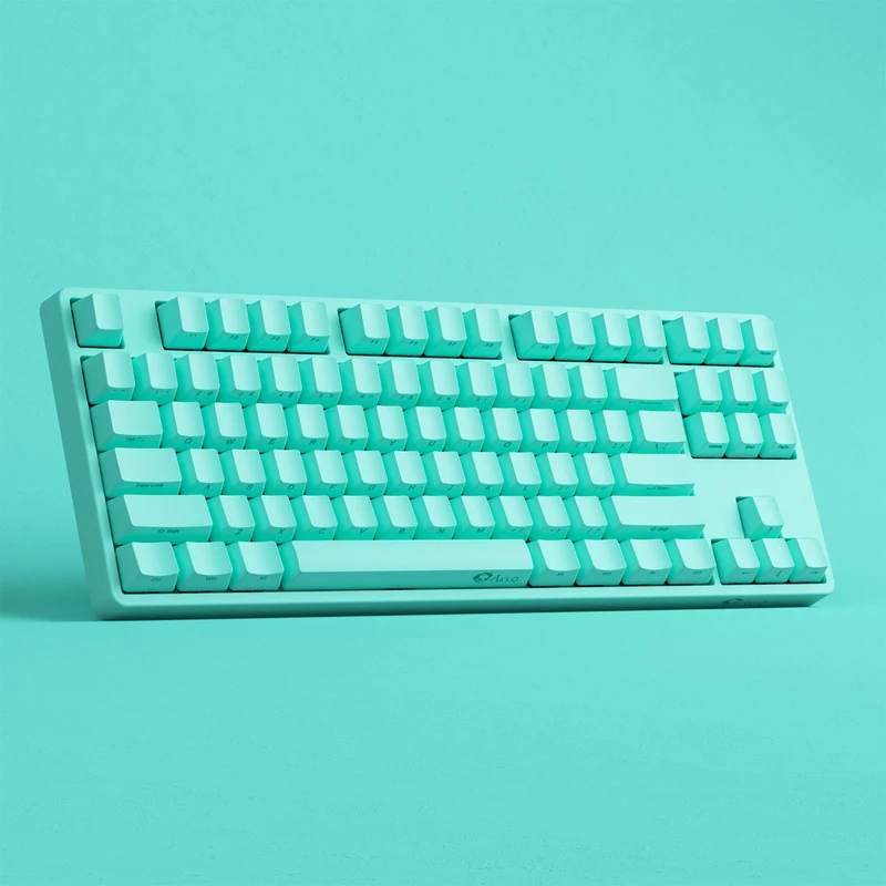 Akko Mint 5087S SP QMK Wired RGB Hot-Swappable Mechanical Keyboard (Akko V3 Cream Yellow Pro)