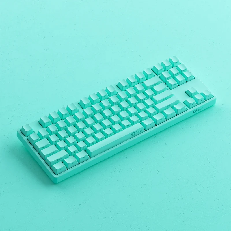 Akko Mint 5087S SP QMK Wired RGB Hot-Swappable Mechanical Keyboard (Akko V3 Cream Yellow Pro)