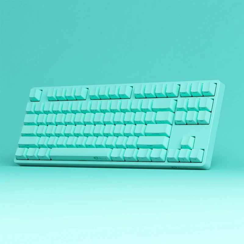 Akko Mint 5087S SP QMK Wired RGB Hot-Swappable Mechanical Keyboard (Akko V3 Cream Yellow Pro)