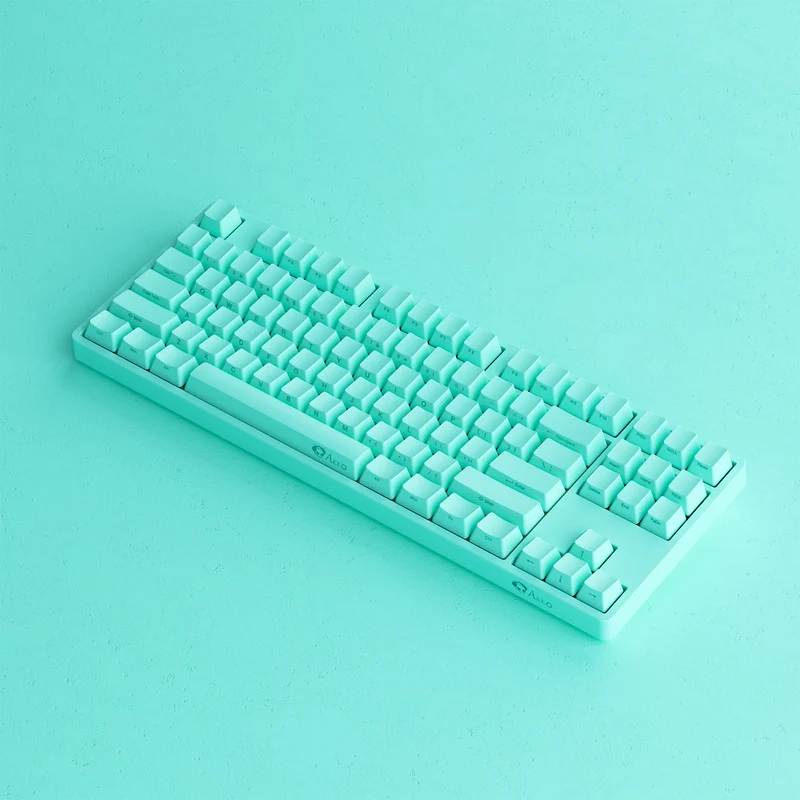 Akko Mint 5087S SP QMK Wired RGB Hot-Swappable Mechanical Keyboard (Akko V3 Cream Yellow Pro)