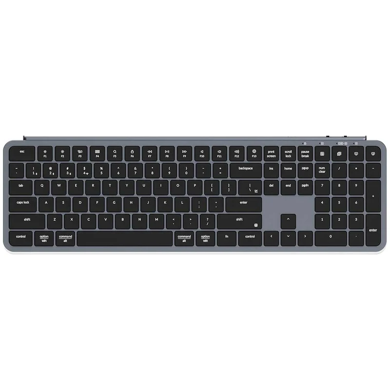 Keychron B6 Pro Ultra-Slim Wireless Keyboard (Space Gray) (B6P-K1)
